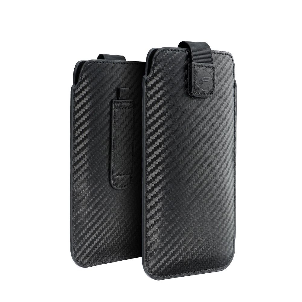POCKET Carbon Universal Case – Size 17 – for SAMSUNG A02s / A03s / A05 / A05s / A12 / A15 / A21s / A25 /  A32 5G / A42 5G / A72 5G / M12 XIAOMI Redmi 9A  / 9AT / 9c / Note 10 PRO / Mi11 OPPO A52 / A72 / A92 REALME 7i VIVO Y52 5G / Y72 5G