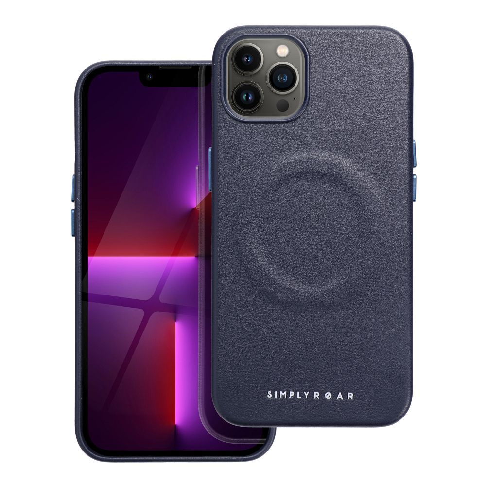 Roar Leather Mag Case – iPhone 13 navy