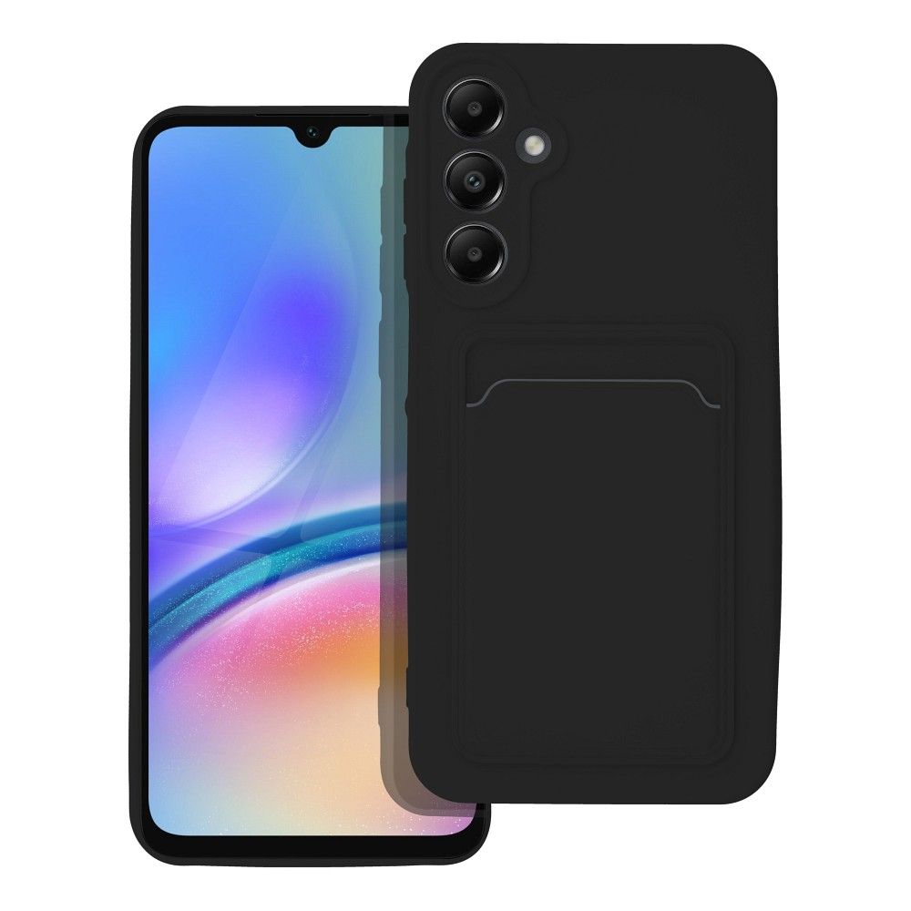 Kártyatartós tok SAMSUNG A25 5G fekete