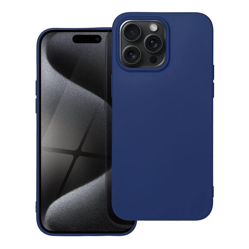 SOFT tok IPHONE 15 Pro Max sötétkék