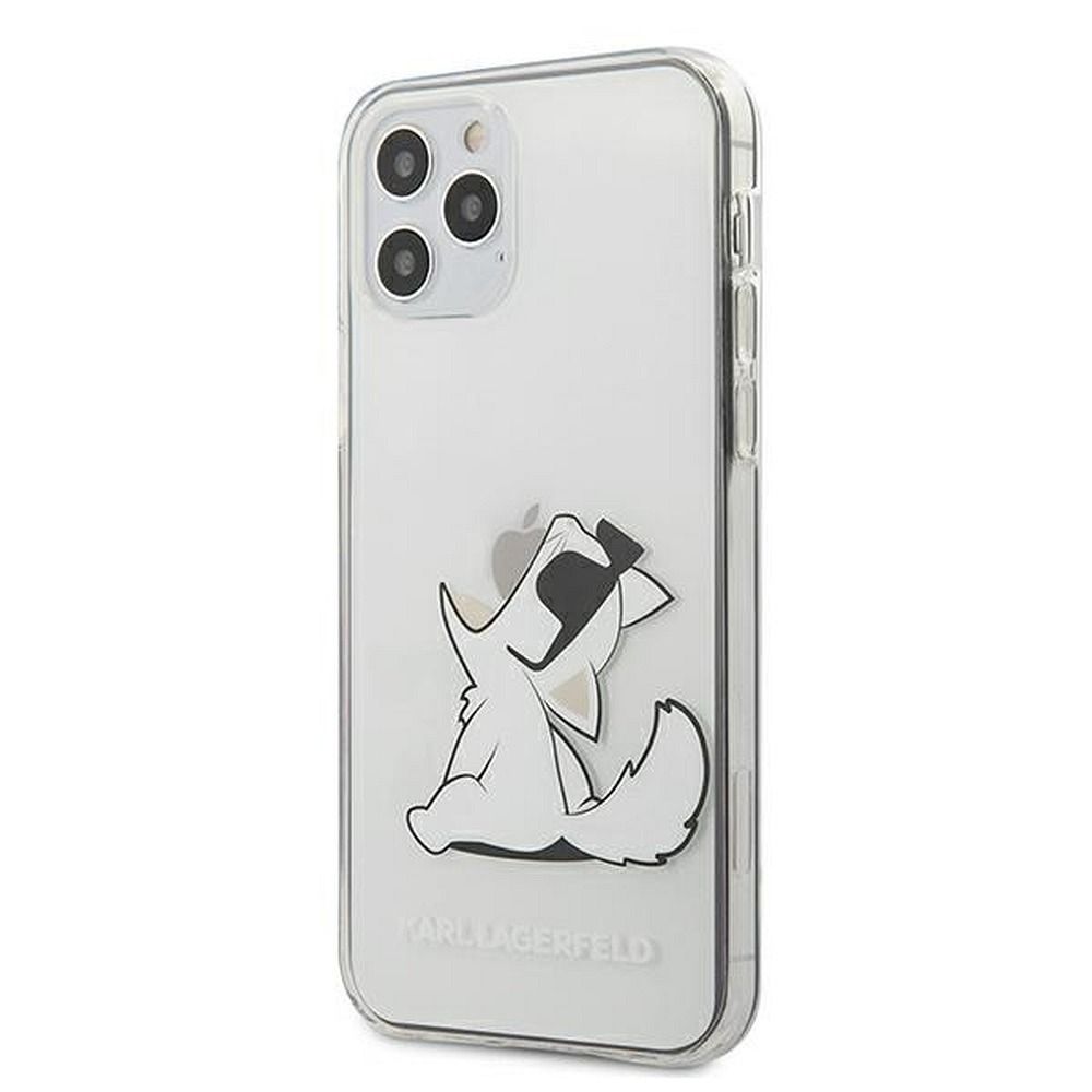 Original faceplate case KARL LAGERFELD KLHCP12MCFNRC for iPhone 12 / 12 PRO transparent