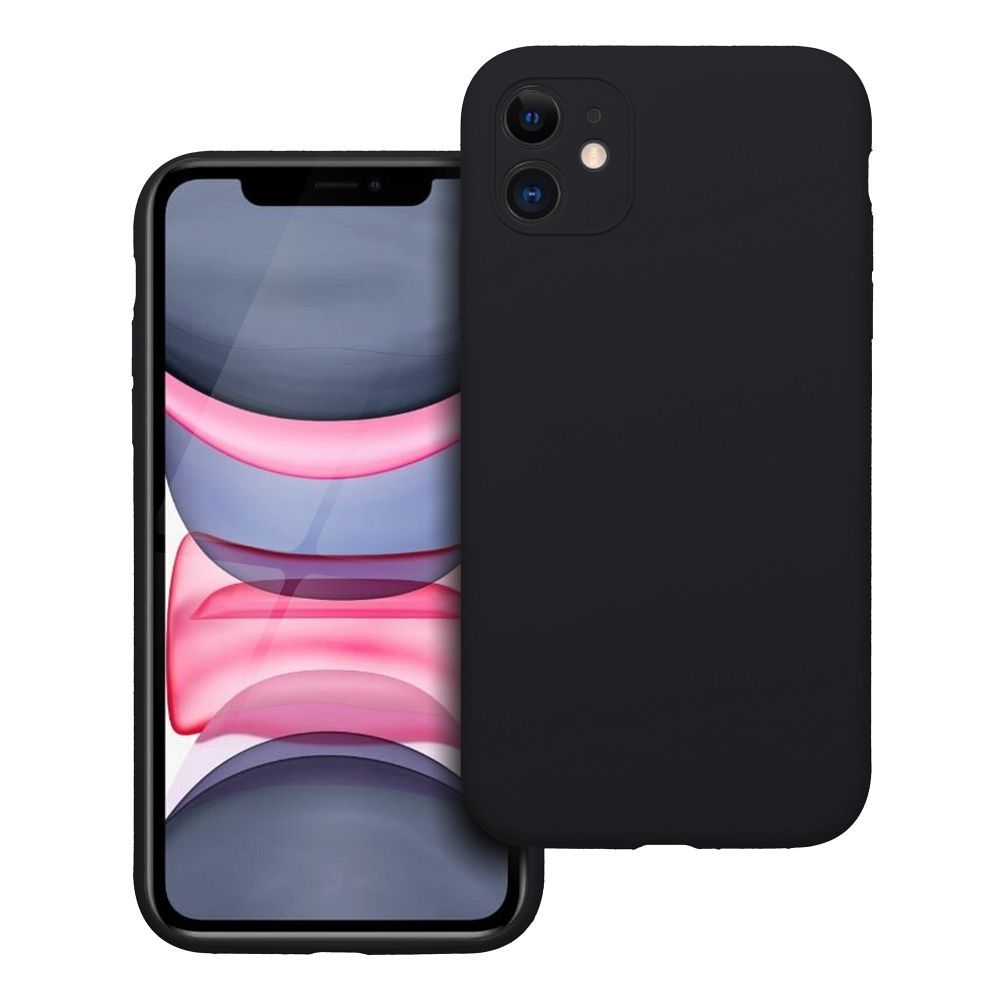 SILIKON 2mm tok IPHONE 11-hez fekete