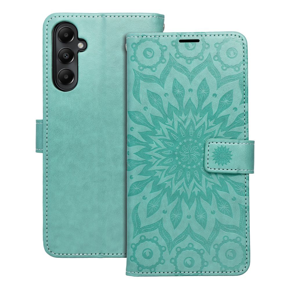 MEZZO könyvtok SAMSUNG A05s mandala zöld