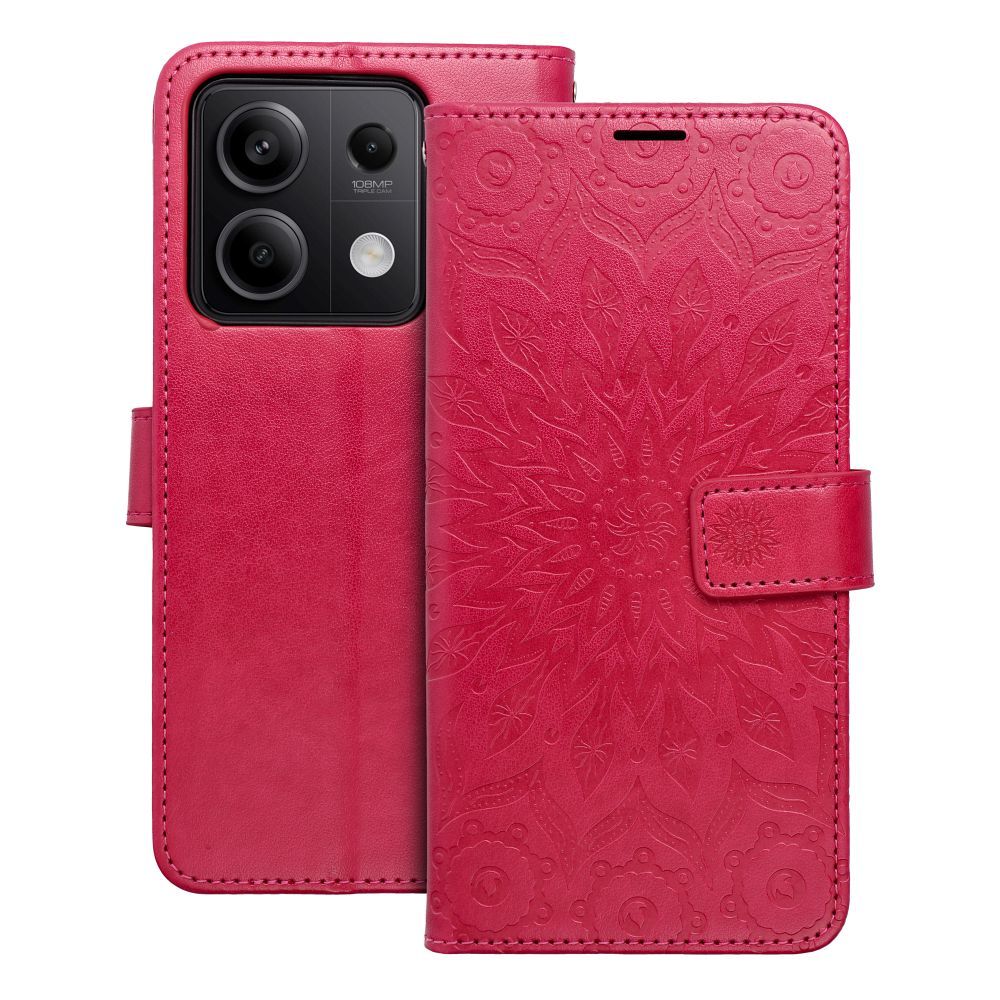 MEZZO könyvtok XIAOMI Redmi Note 13 5G mandala magenta