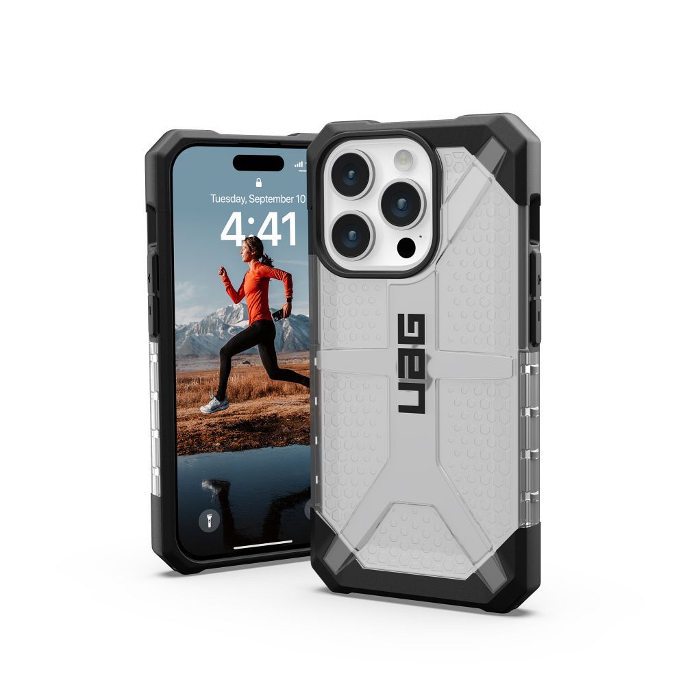 (UAG) Urban Armor Gear Plasma tok az IPHONE 15 PRO-hoz – jég