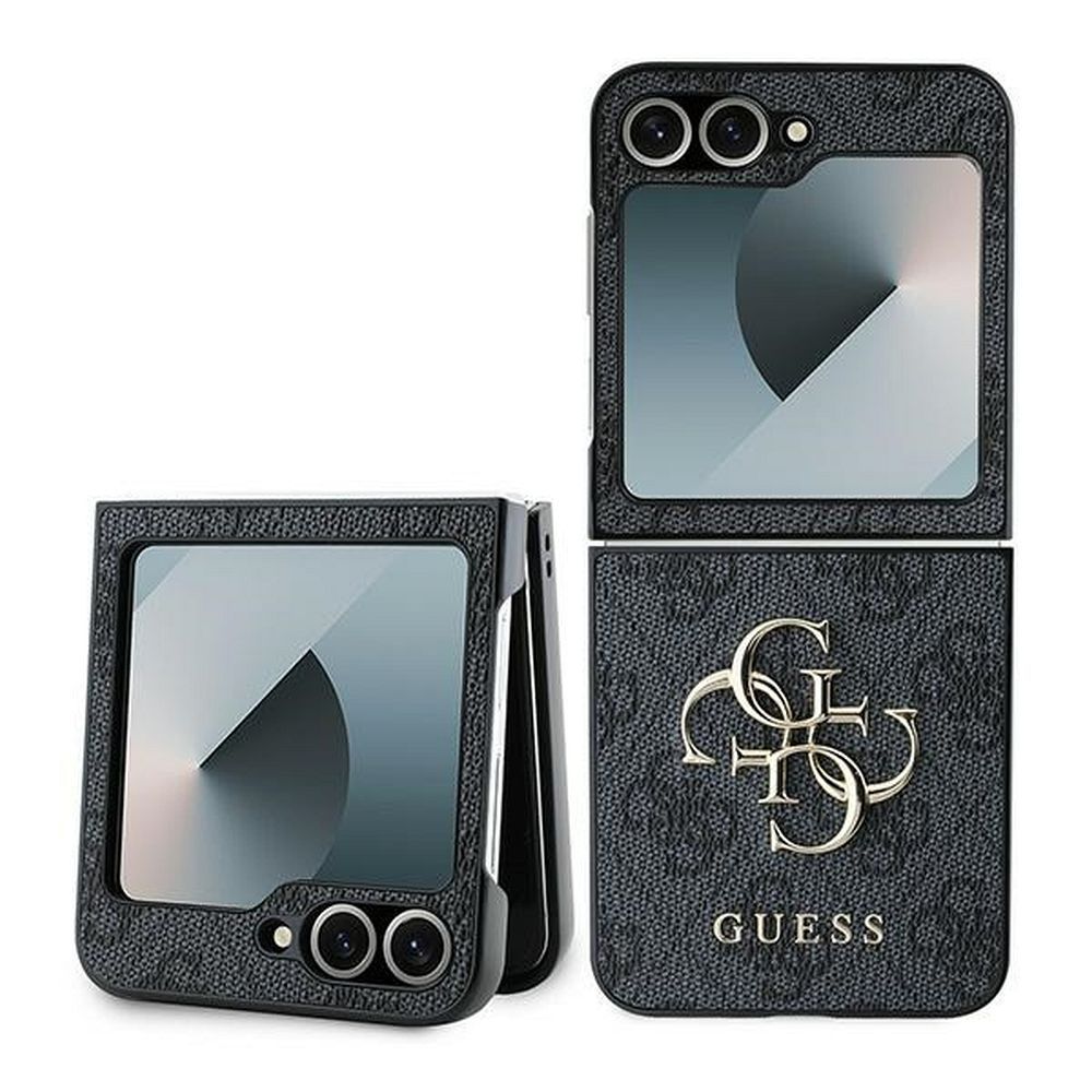 KARL LAGERFELD tok SAMSUNG GALAXY S6 GUHCZF64GMGGR (PU 4G Bőr Fém Logó) fekete