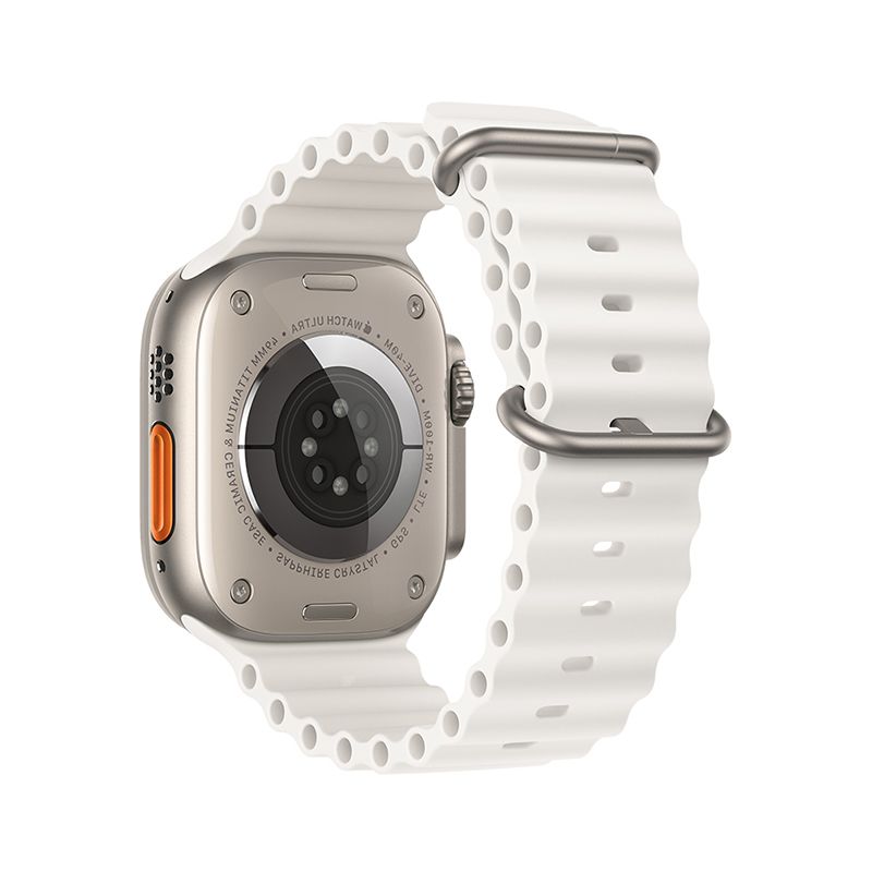 FORCELL F-DESIGN FA12 szíj APPLE Watch 42 / 44 / 45 / 49 mm fehér
