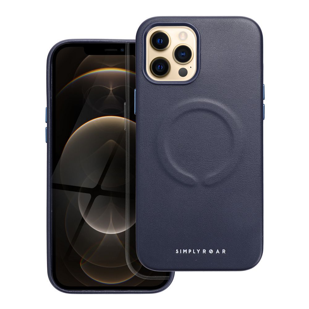 Roar Leather Mag Case – iPhone 12 Pro Max navy