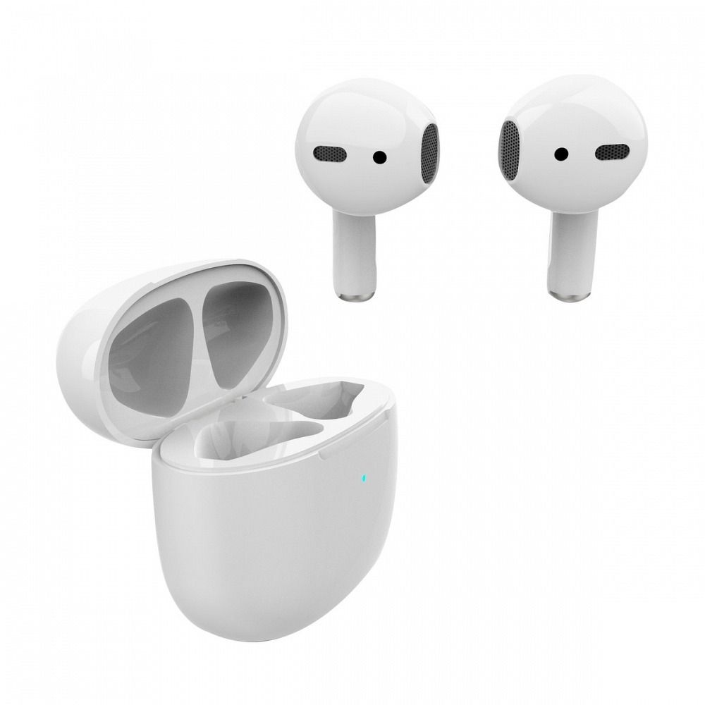Bluetooth fülhallgató TWS ART AP-TW-B1 mikrofonnal Lightning 8-tűs fehér