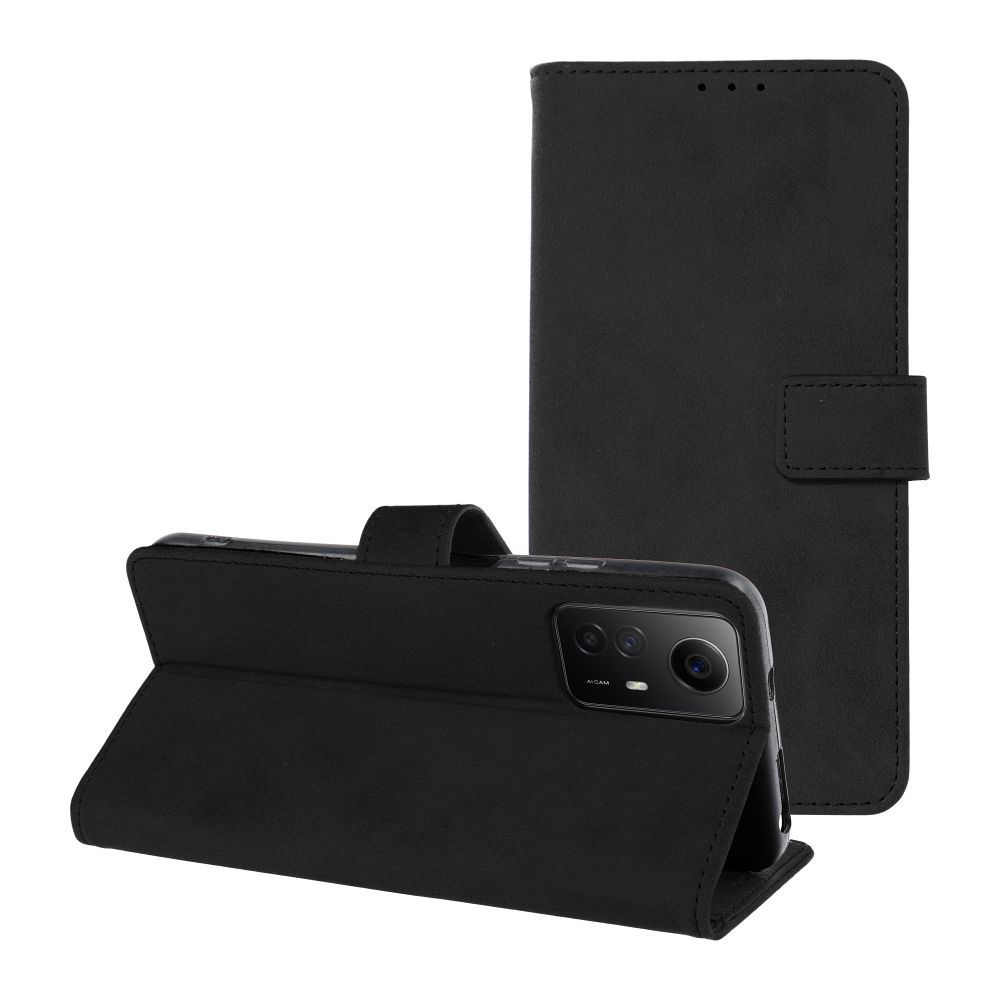 TENDER könyvtok XIAOMI Note 12S fekete