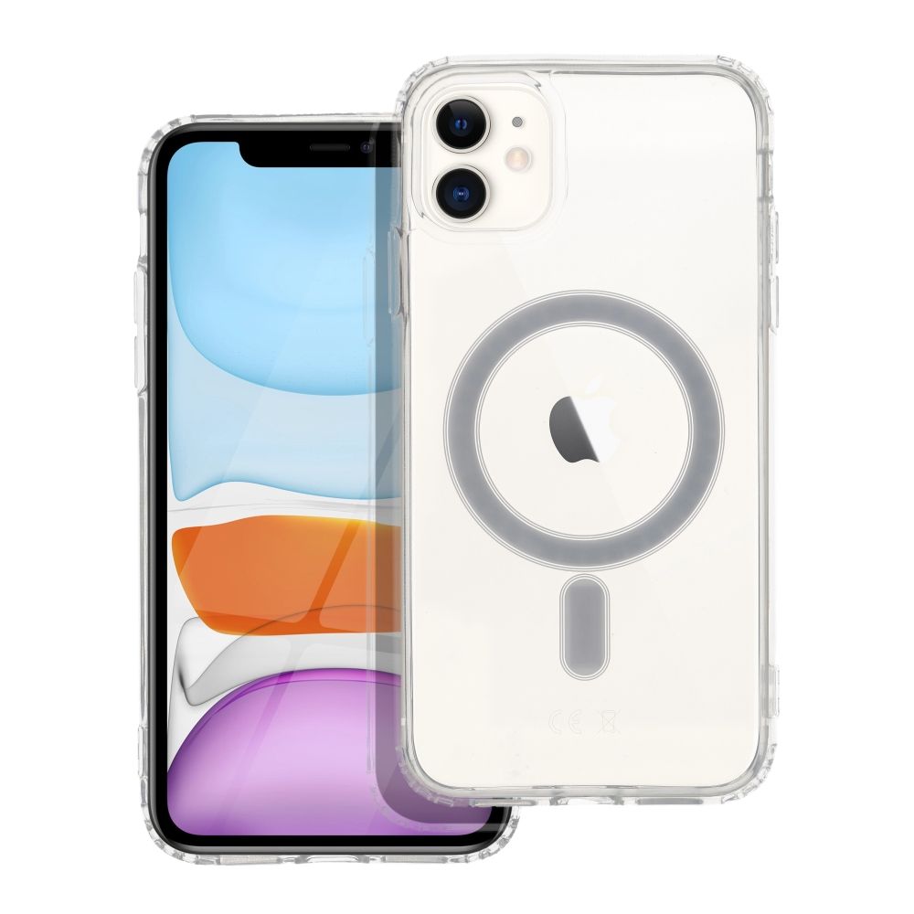 CLEAR MAG COVER case compatible with MagSafe for IPHONE 11 transparent -  Smartech.ee