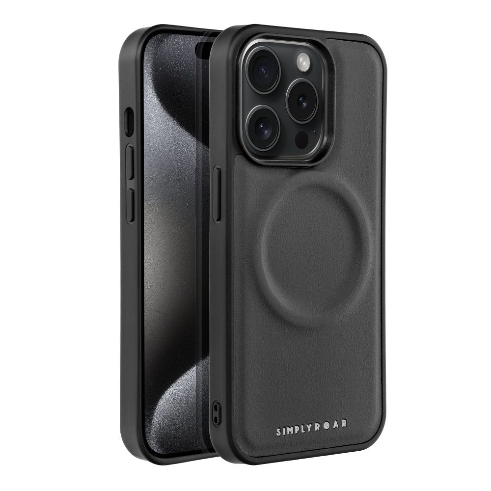 Roar Mag Morning Case – iPhone 15 Pro fekete