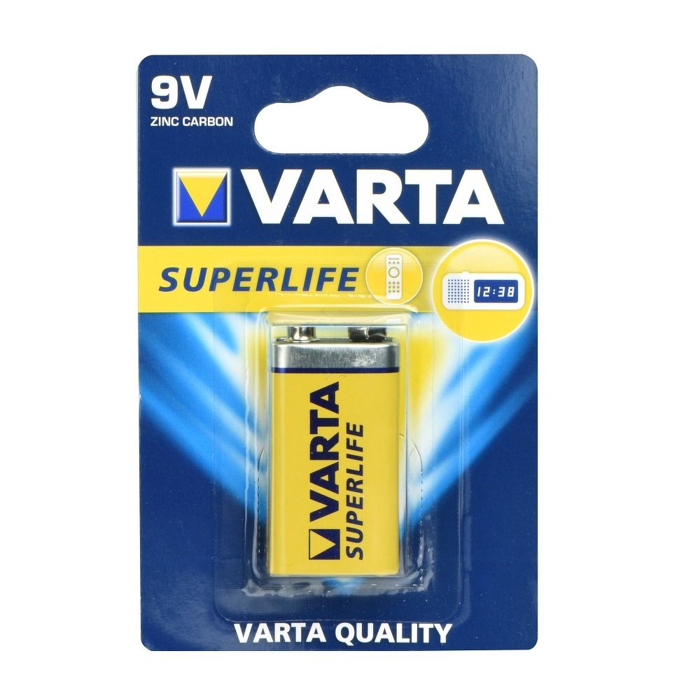 VARTA cink elem 9V Superlife 1 db