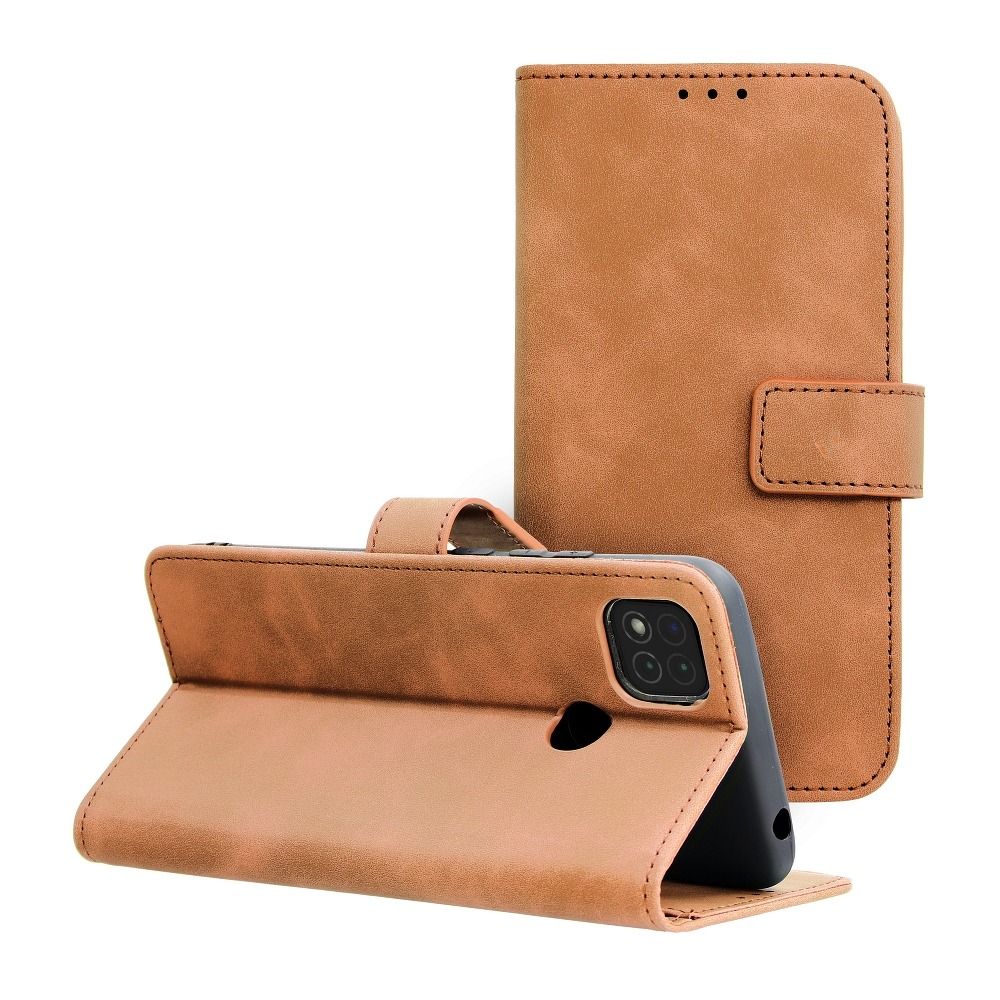 TENDER könyvtok XIAOMI 9C / 9C NFC barna