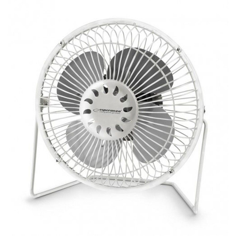 USB táplált hordozható ventilátor – Fehér