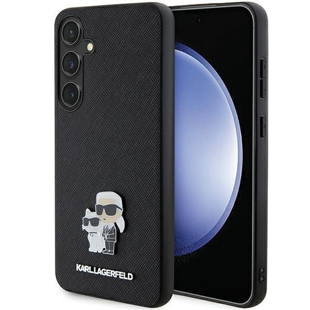 KARL LAGERFELD tok SAMSUNG S24 KLHCS24SPSAKCMPK (SAFFIANO KC PIN) fekete