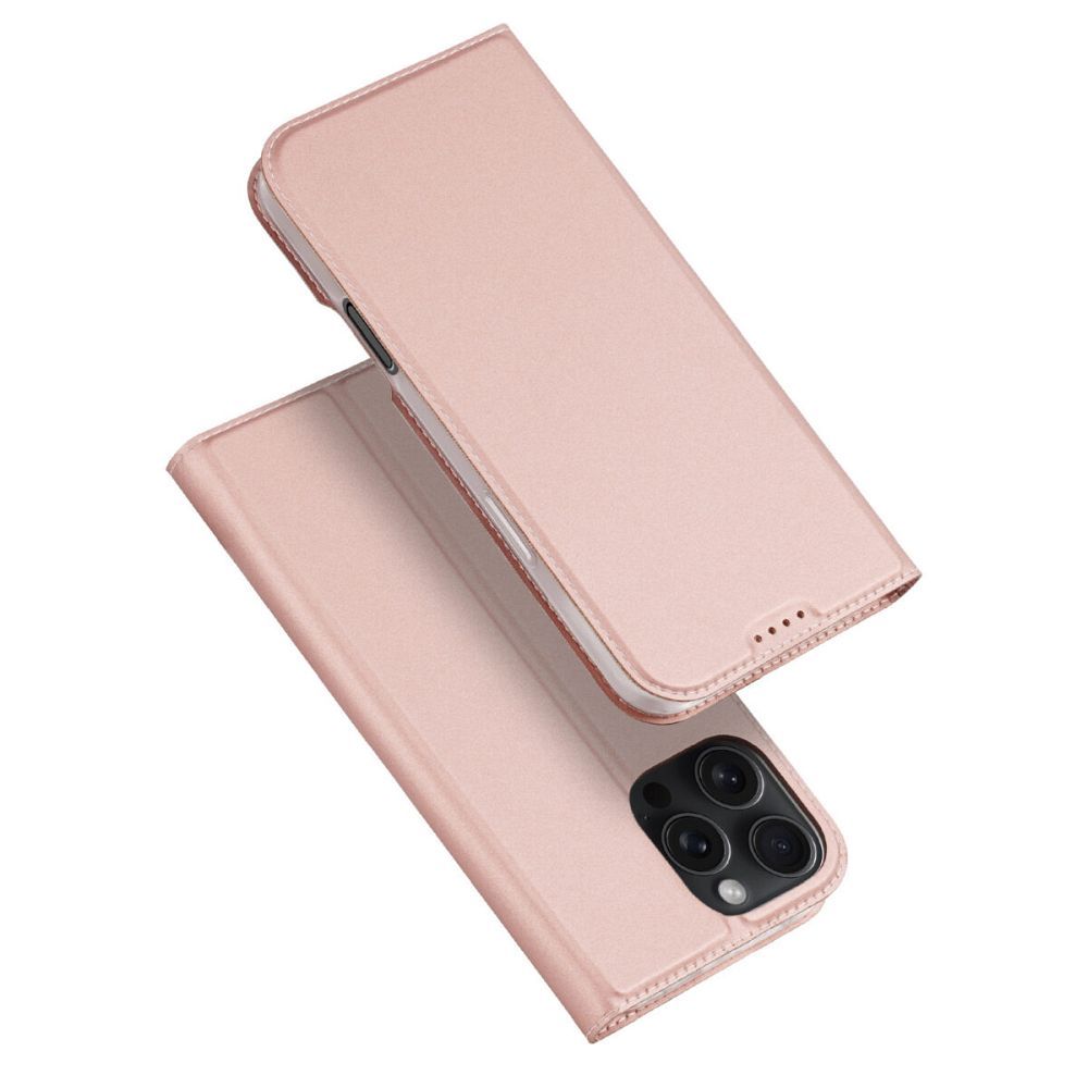 DUX DUCIS bőrtok SKIN PRO IPHONE 16 Pro rózsaszín