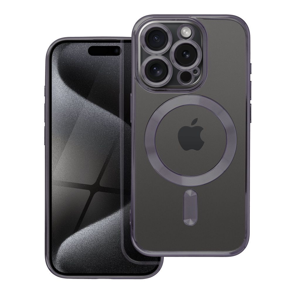 ELECTRO MAG COVER tok kompatibilis MagSafe-el az IPHONE 15 Pro-hoz fekete