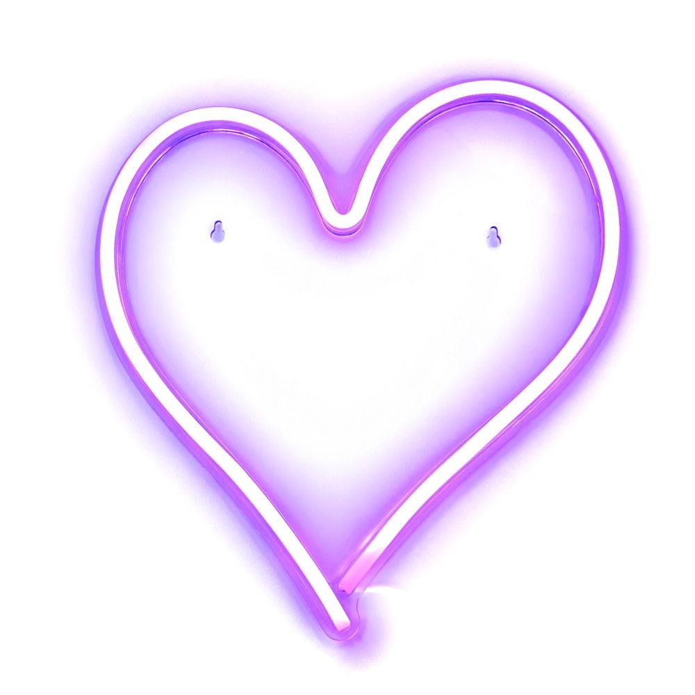 Neon LED USB-n – SZÍV modell