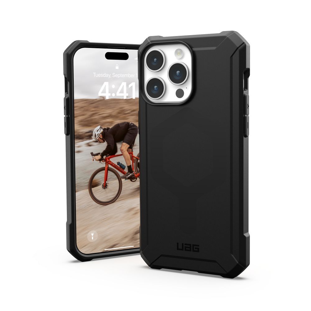 ( UAG ) Urban Armor Gear Essential Magsafe kompatibilis IPHONE 15 PRO MAX fekete