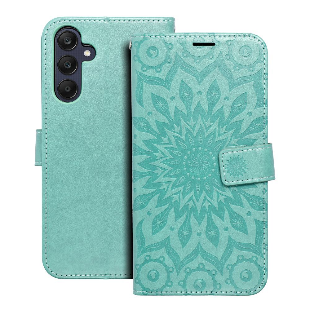 MEZZO könyvtok SAMSUNG A25 5G mandala zöld