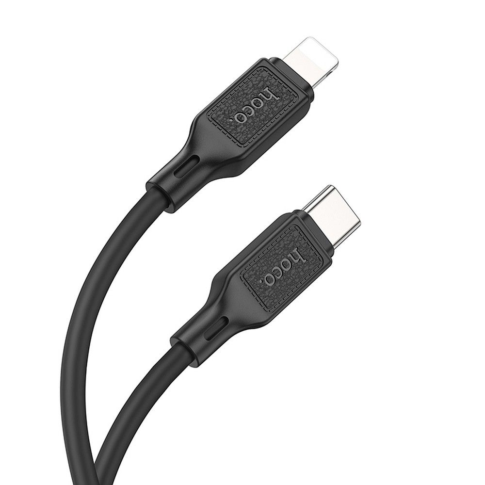 HOCO Type C – Lightning PD 20W 1 m fekete kábel