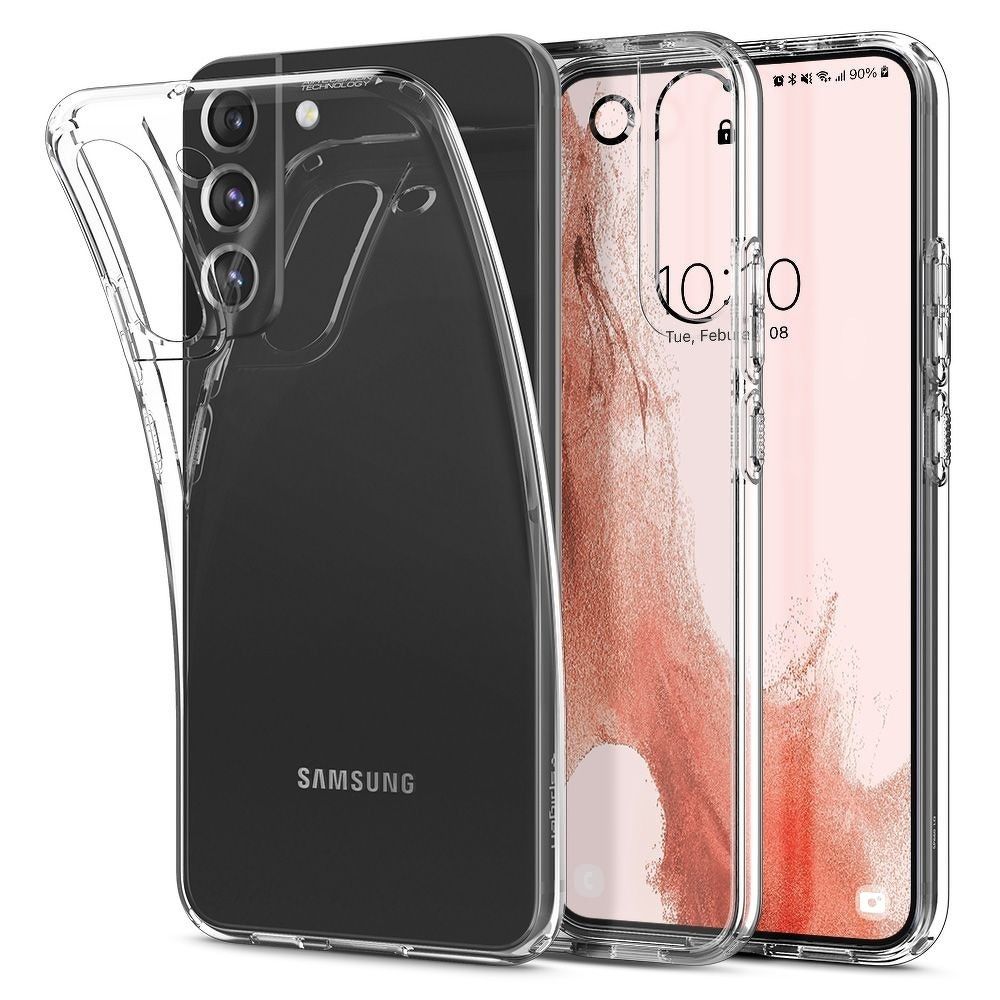 SPIGEN Luqid Crystal tok SAMSUNG S22 átlátszó