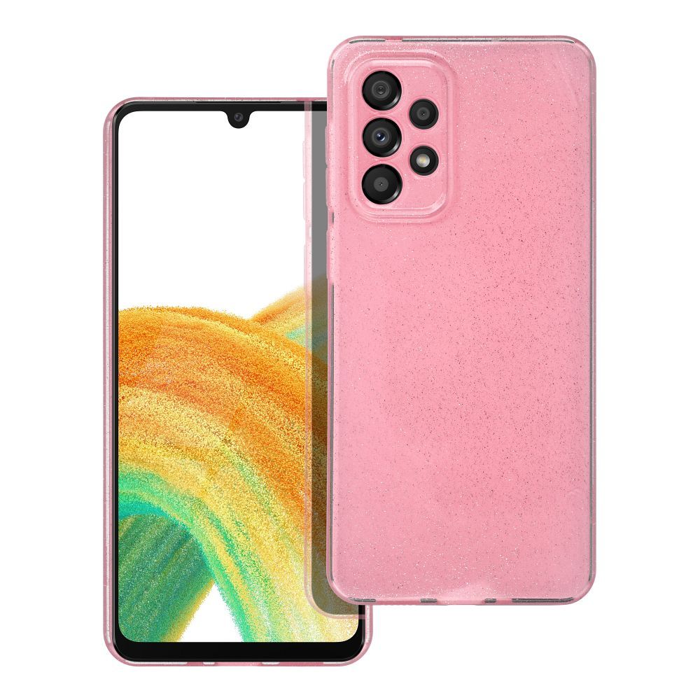 CLEAR CASE 2 mm BLINK for SAMSUNG A33 5G rózsaszín