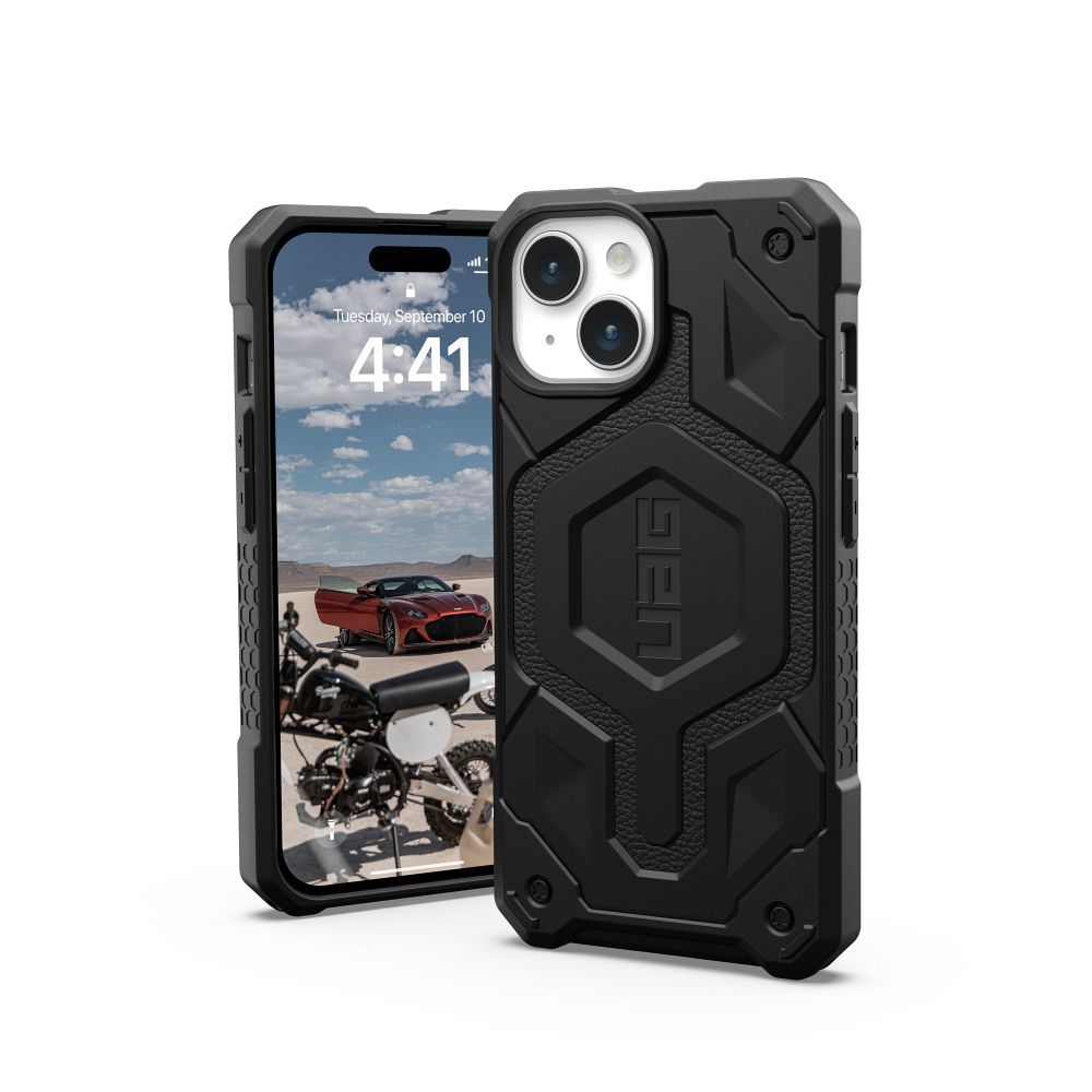 ( UAG ) Urban Armor Gear Monarch Pro iPHONE 15-hoz MagSafe kompatibilis, kevlar fekete