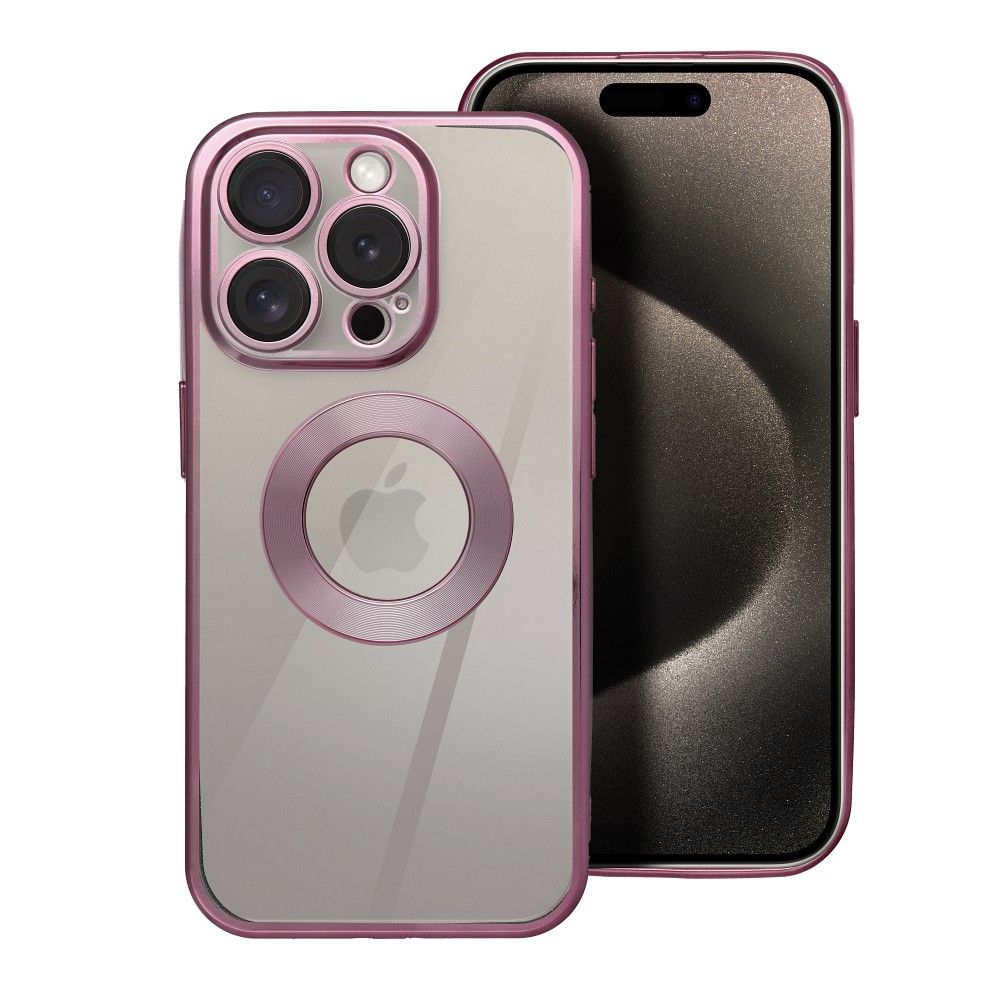 GLAM tok IPHONE 15 rózsaszín