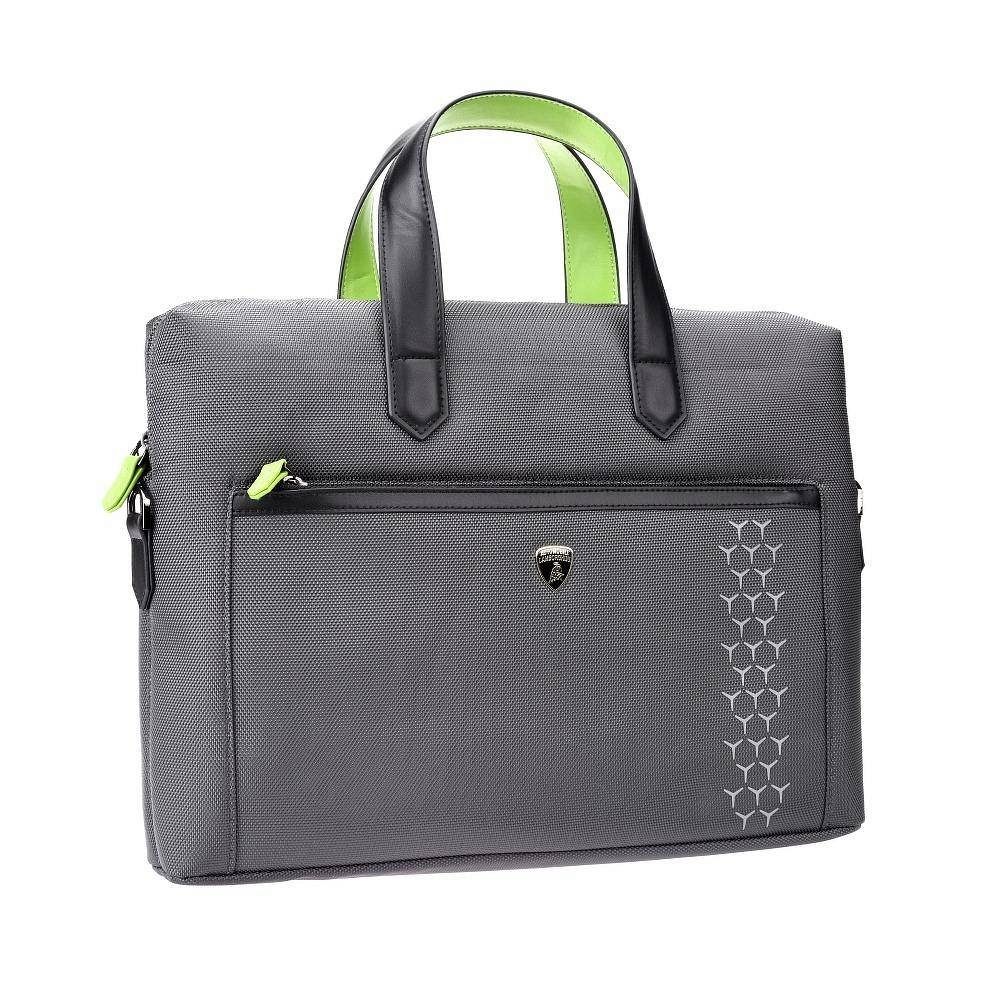 LAMBORGHINI eredeti laptop táska HURACAN-D10 / 10 2022 LB-CB15-HU/D10 / 10 2022-GY/GN fekete