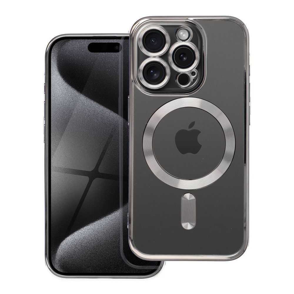 ELECTRO MAG COVER tok MagSafe kompatibilis IPHONE 15 Pro szürke titán