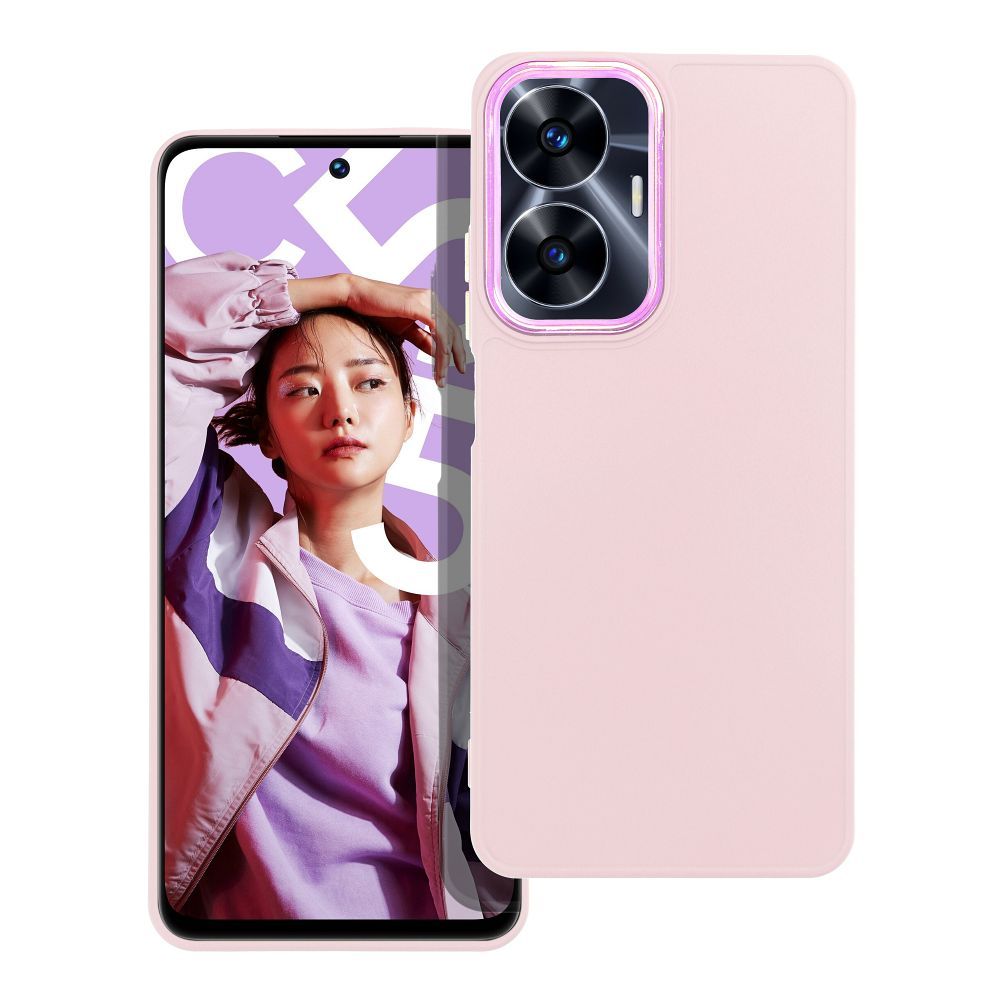 FRAME tok REALME C55 poros rózsaszín