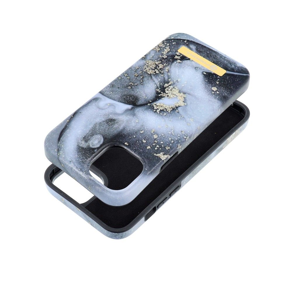 FORCELL F-PROTECT Mirage tok MagSafe kompatibilis IPHONE 15 Plus márvány köd