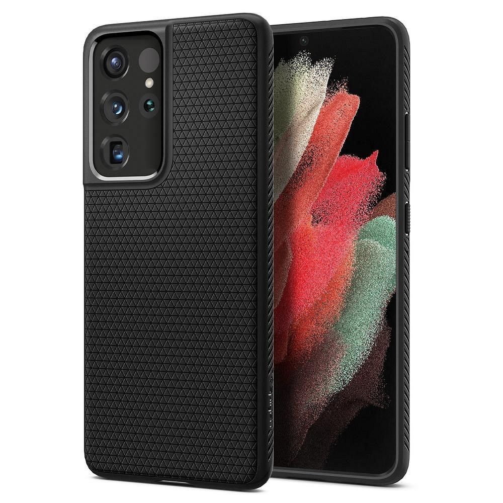 SPIGEN Liquid Air tok SAMSUNG S21 ULTRA matt fekete