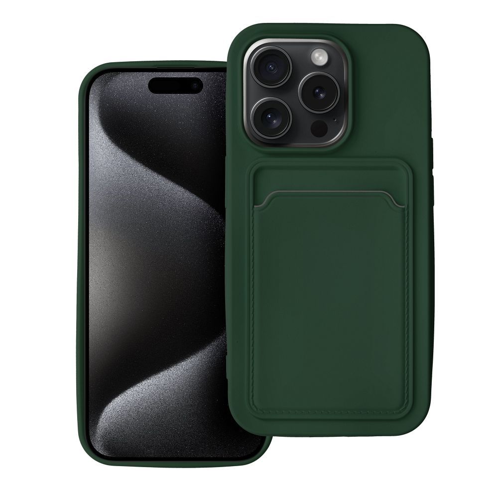 case CARD for IPHONE 15 Pro green