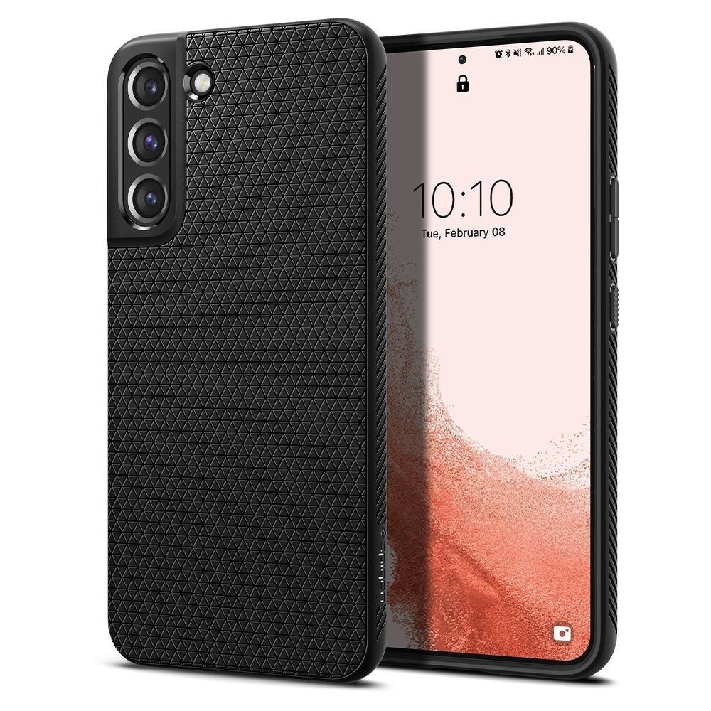SPIGEN Liquid Air tok SAMSUNG S22 matt fekete