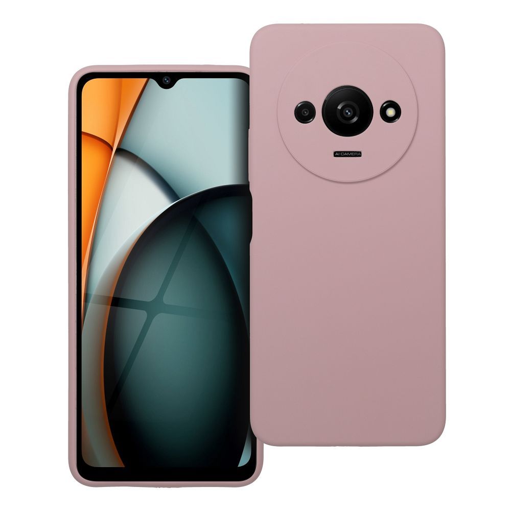 SILIKON 2mm tok XIAOMI REDMI A3 4G homok rózsaszín