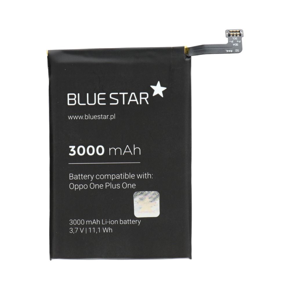 Battery for OnePlus One 3000 mAh Li-Ion Blue Star PREMIUM
