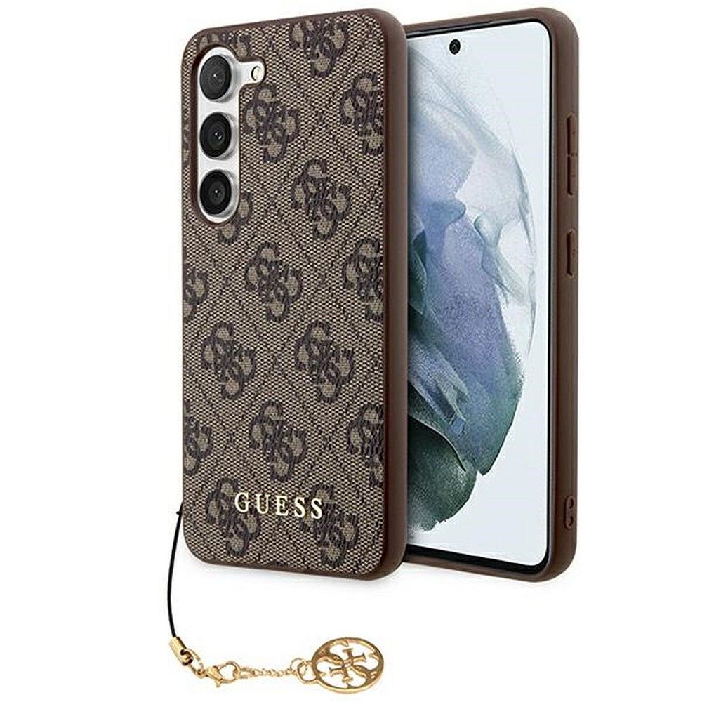 GUESS tok SAMSUNG A55 GUHCSA55GF4GBR (PU 4G Charm) barna