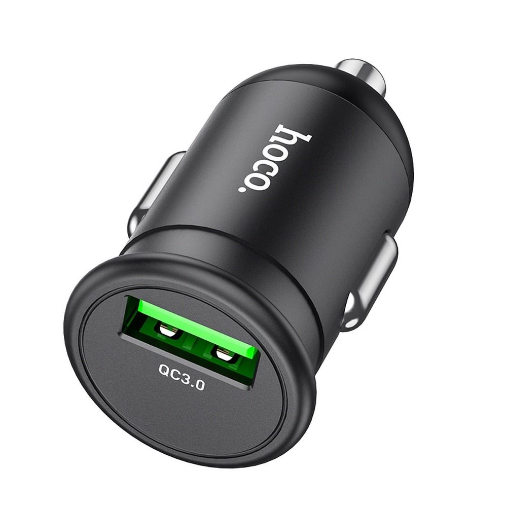 HOCO car charger USB A QC3.0 18W Z43 black