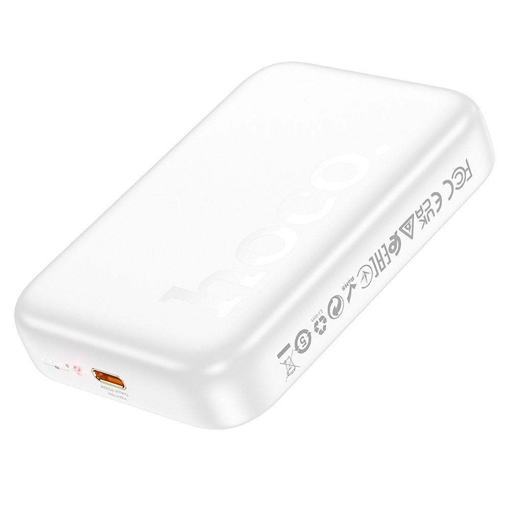 HOCO powerbank 10 000 mAh MagSafe PD QC3.0 2A 20W J117A fehér