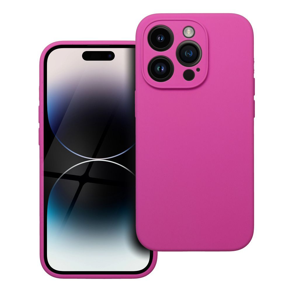 SILIKON 2mm tok IPHONE 14 Pro rózsaszín