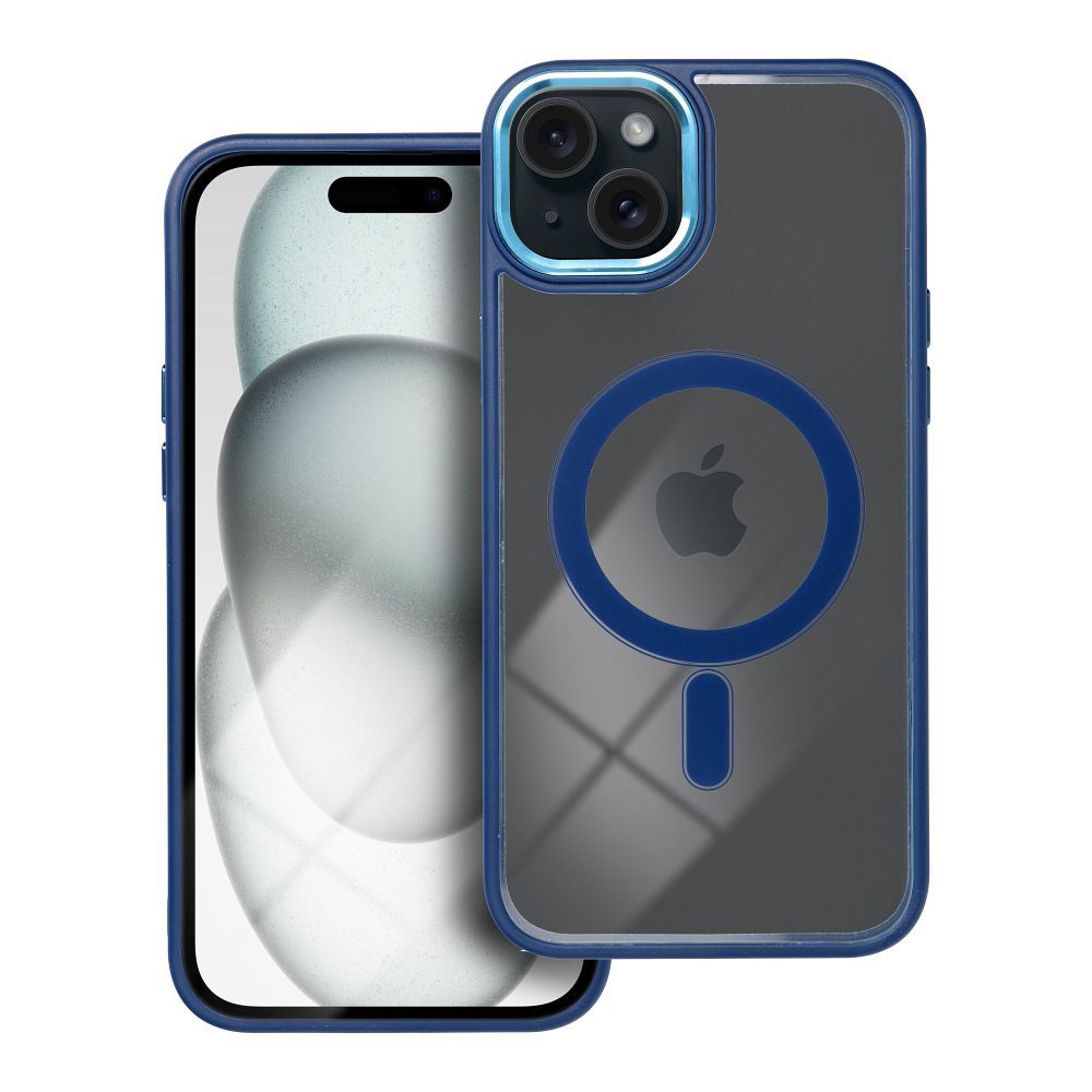 COLOR EDGE MAG COVER tok kompatibilis MagSafe-vel IPHONE 15 Plus navy kék