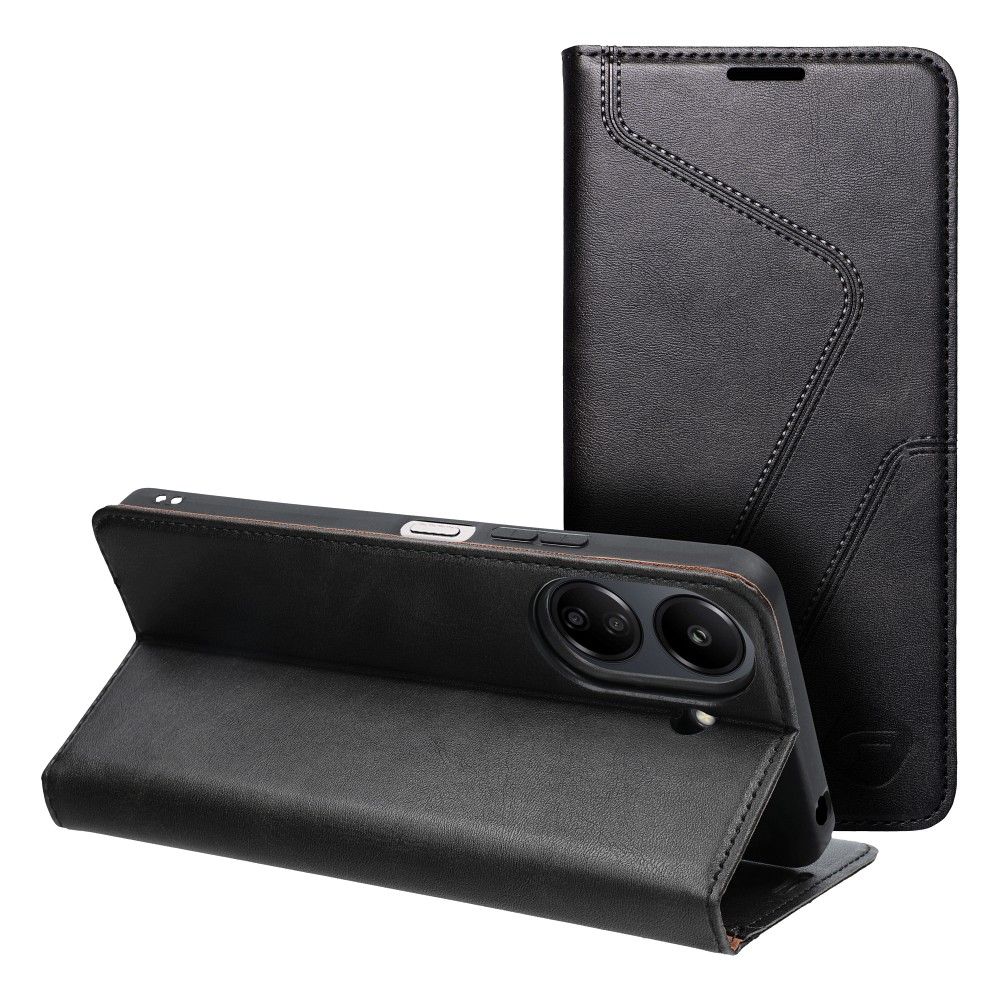 FORCELL F-PROTECT RFID Blokkoló könyv tok XIAOMI 13c / C65 fekete