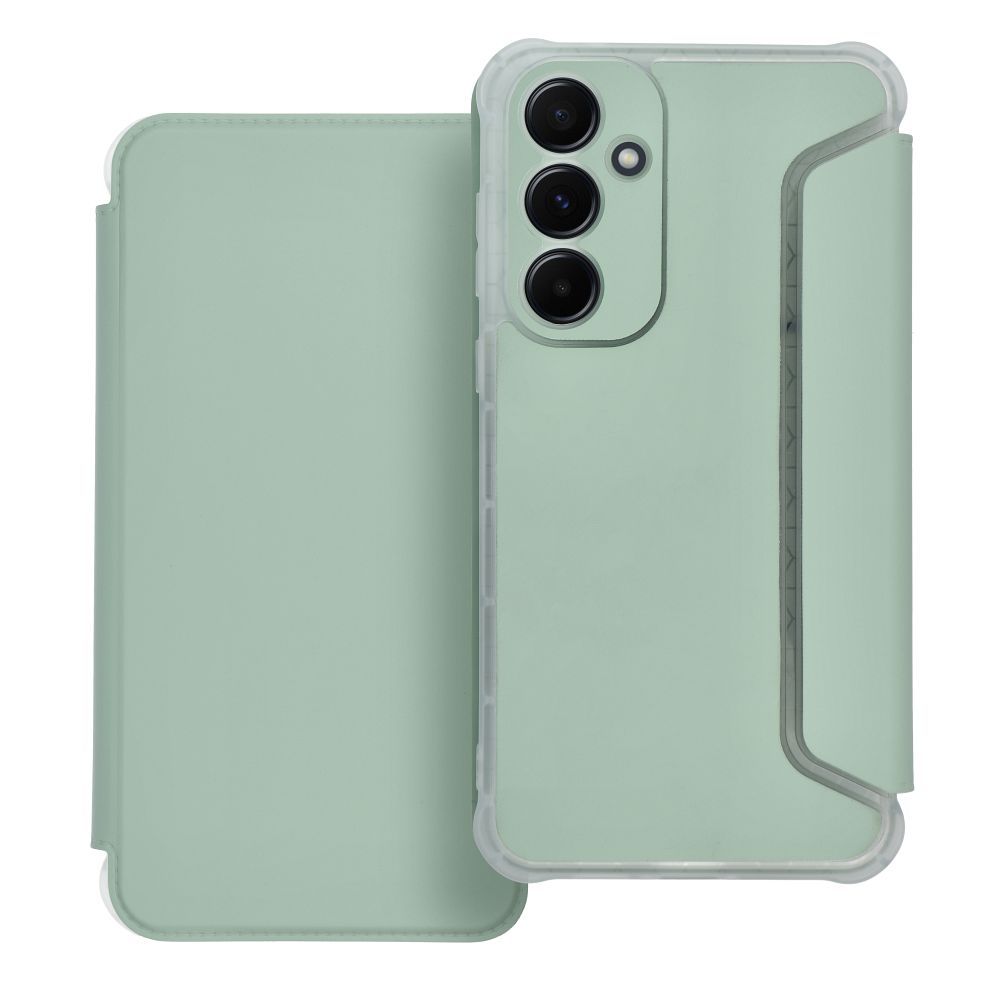 Piano könyv tok SAMSUNG A55 5G világos zöld