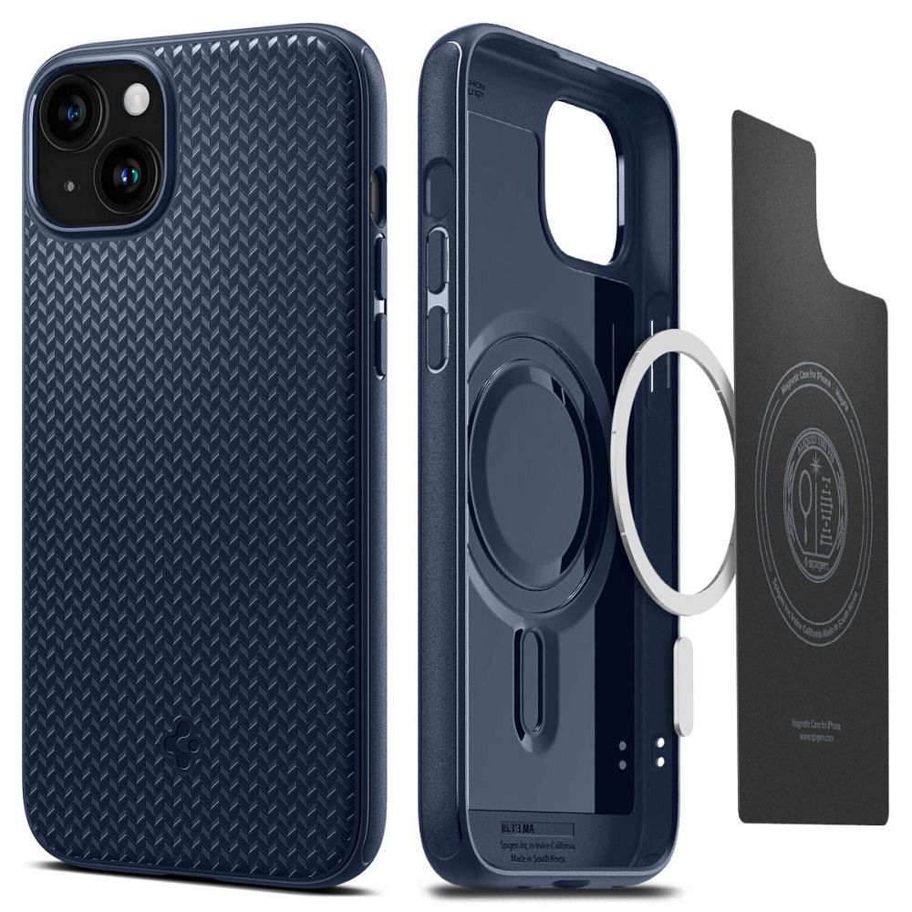 SPIGEN Mag Armor kompatibilis MagSafe-el IPHONE 15 navy blue