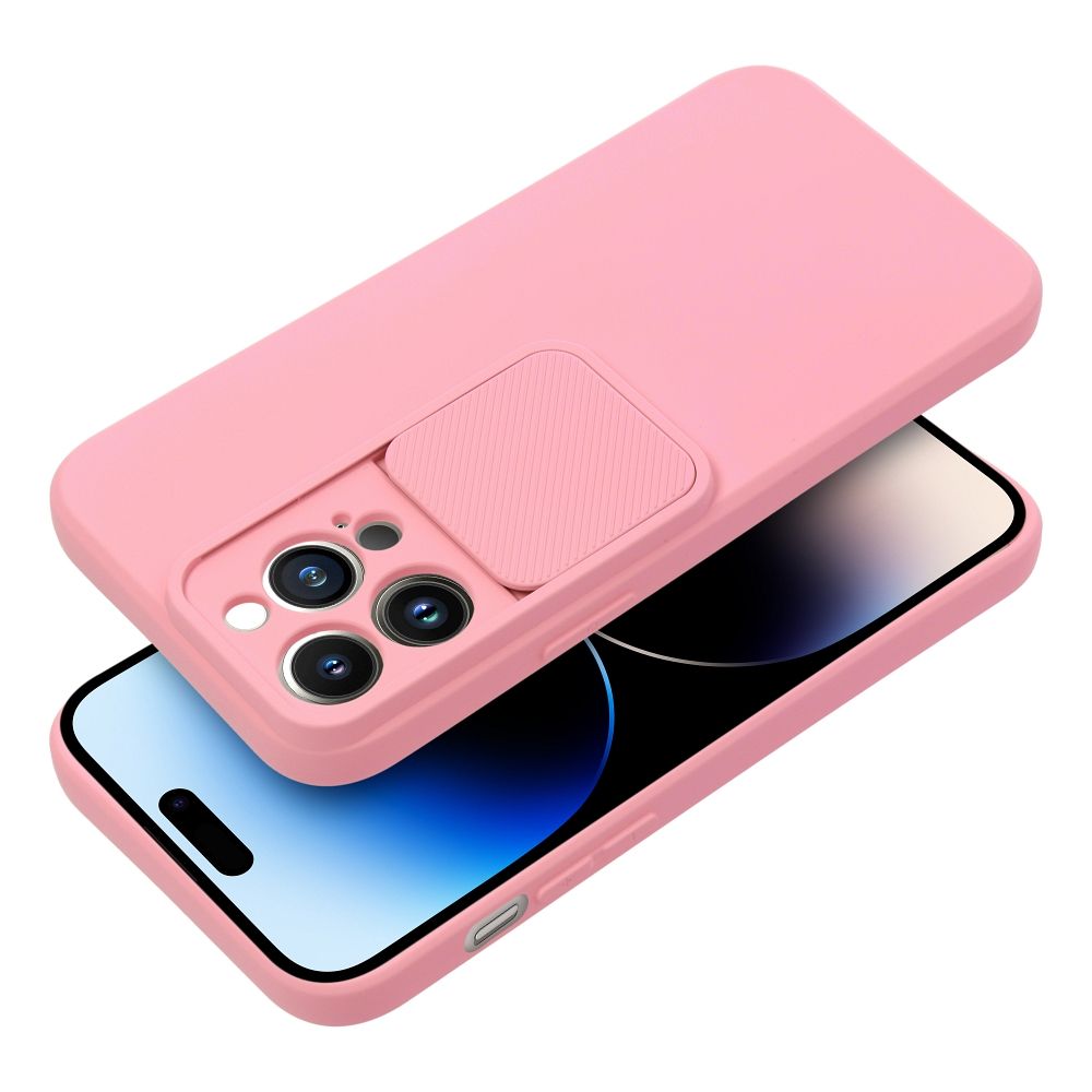 SLIDE tok IPHONE 15 Pro világos rózsaszín