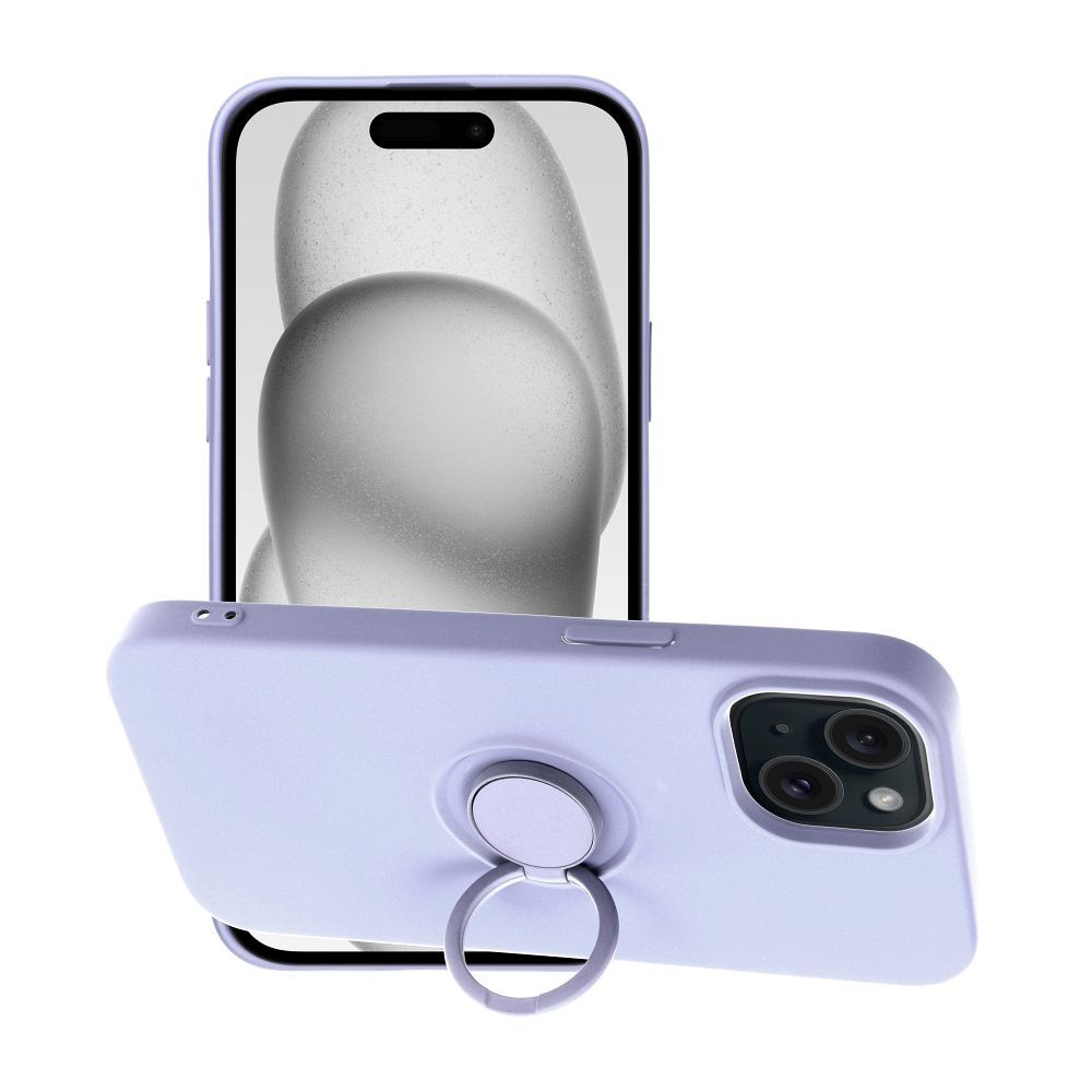SILIKON GYŰRŰ tok IPHONE 15 violett