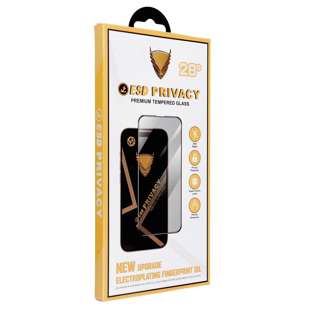 OG Prémium Privacy Glass – Apple iPhone 10C / 12C fekete